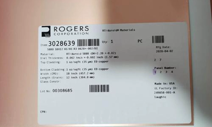 Rogers RT Duroid 5880