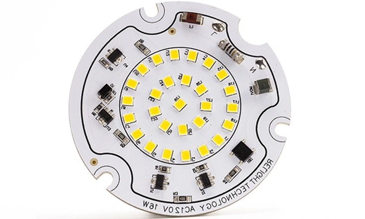 Single Sided Through-hole Aluminum PCB