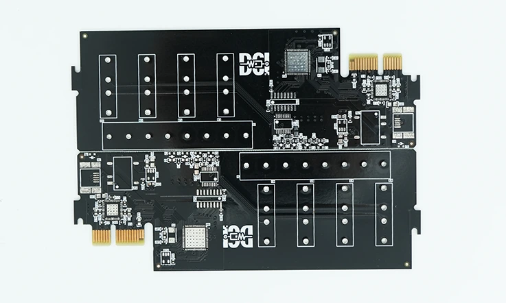 Nelco MW3000 Goldfinger PCB