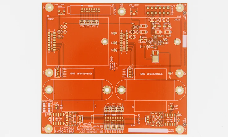 FR4 Rigid Red Soldermask PCB Prototyping