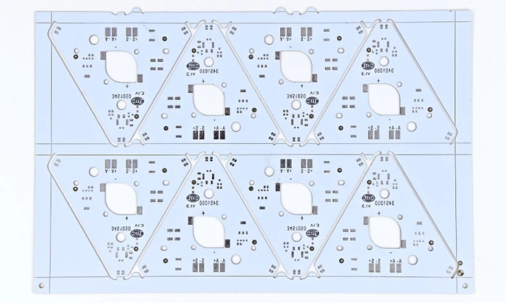 White Soldermask 2 Layer Aluminum PCB