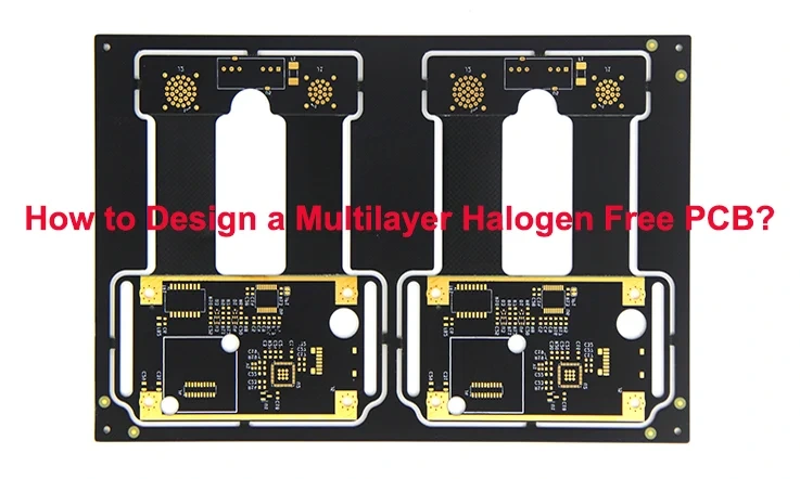 Black Soldermask Multilayer Halogen Free PCB