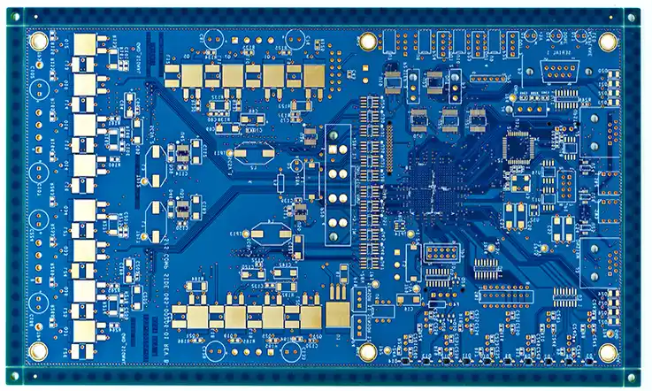 Blue Soldermask High Current PCB